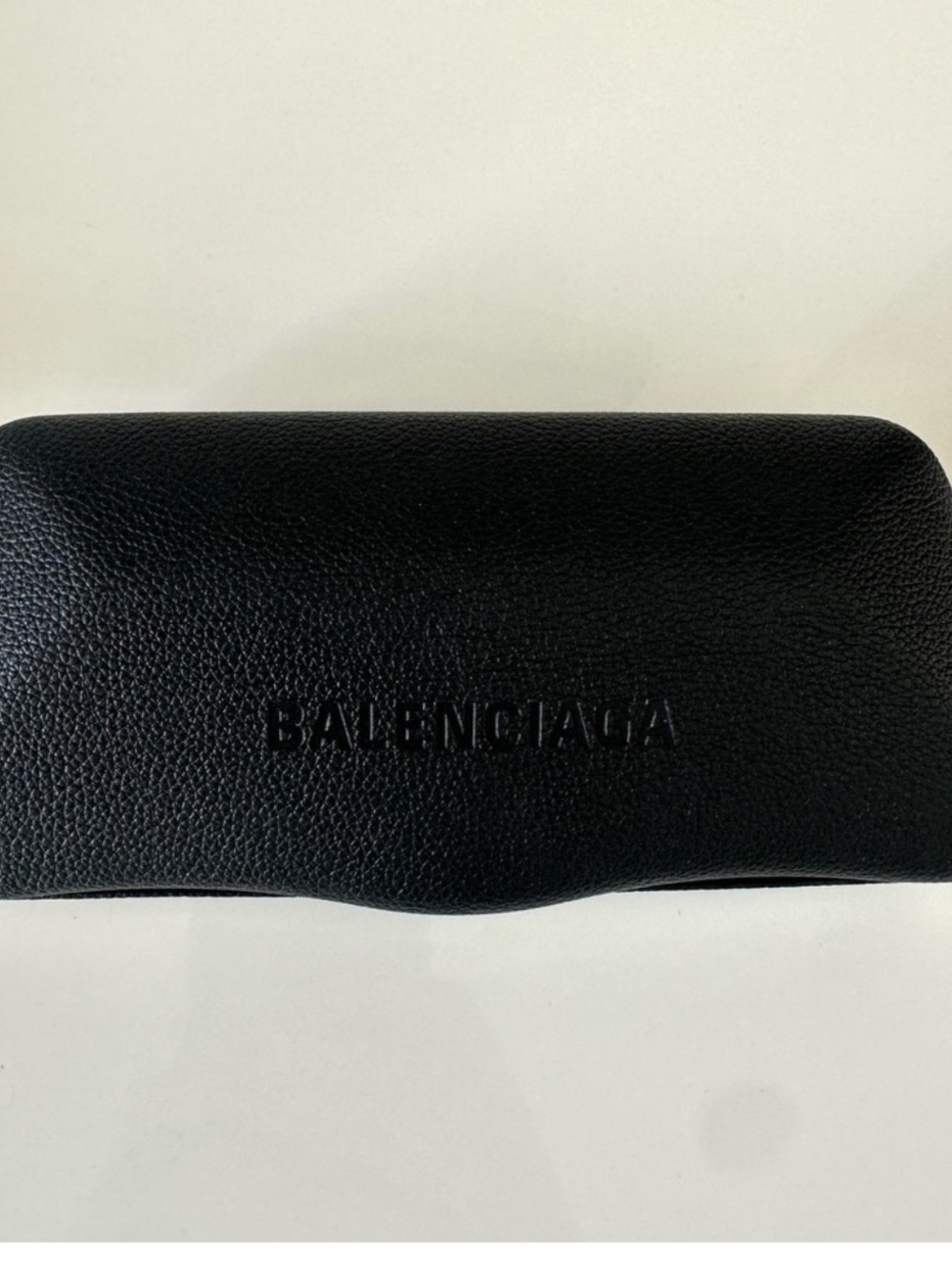 Balenciaga Black Embossed Sunglasses Case - Picture 5 of 10